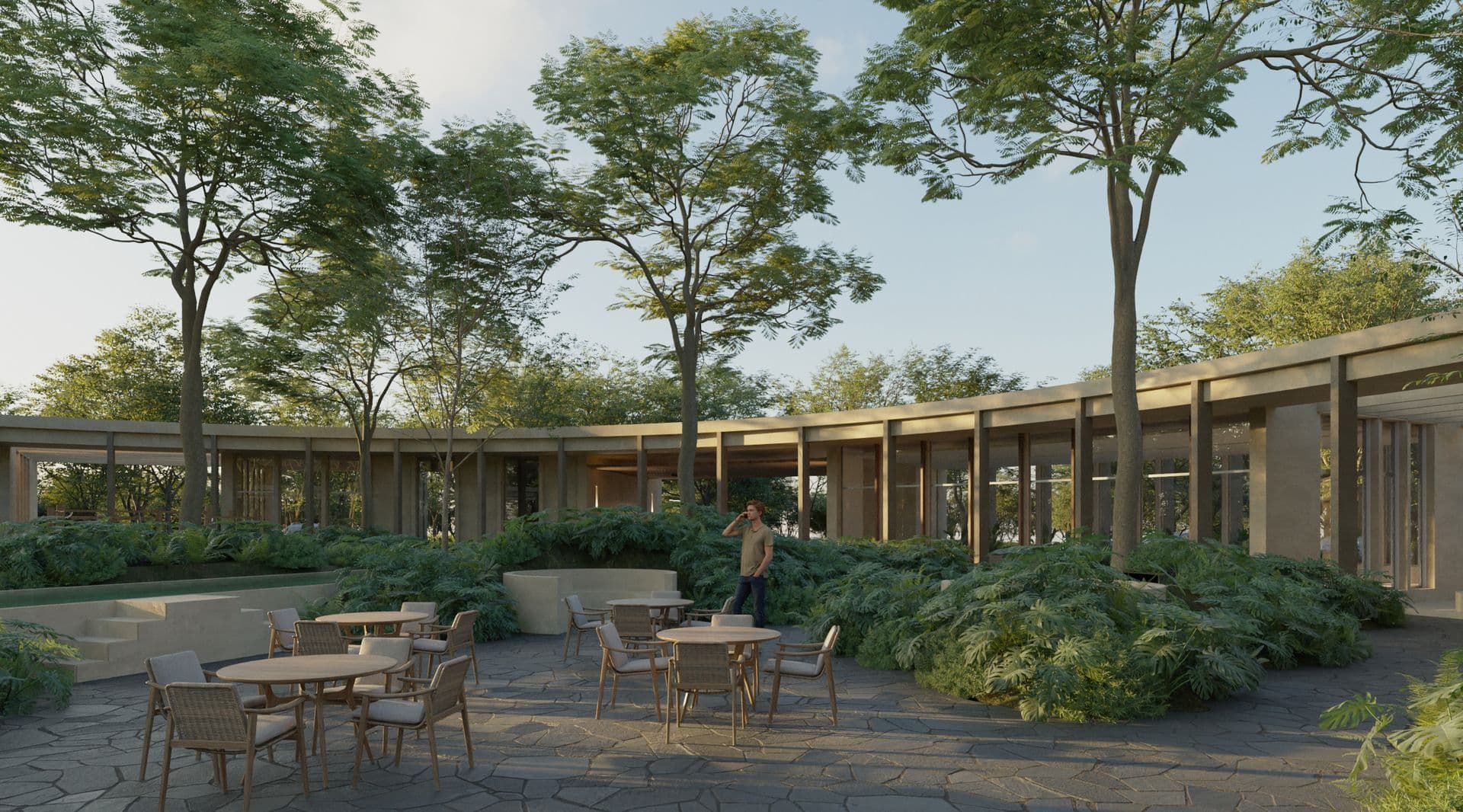 13 Espacio Central atardecer 1